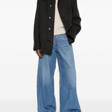 Ami Paris Grey Button Front Jacket