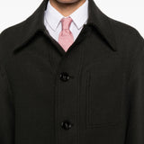 Ami Paris Grey Button Front Jacket