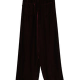 Emporio Armani Bordeaux EA Logo Trousers