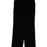 Emporio Armani Black Velvet Effect Trousers