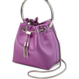 Jimmy Choo Purple Bucket Bag