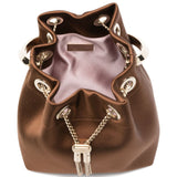 Jimmy Choo Brown Tassel Bucket Bag