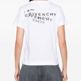Givenchy White Logo Print T Shirt