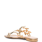 Gianvito Rossi Golden Leaf Motif Sandals