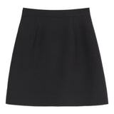 Valentino Black V Logo Skirt