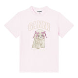 GANNI T-shirts and Polos Pink