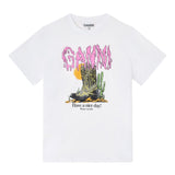 GANNI T-shirts and Polos White