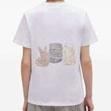 GANNI T-shirts and Polos White