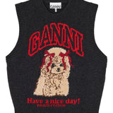 GANNI Sweaters Black