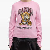 GANNI Sweaters Pink