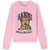 GANNI Sweaters Pink