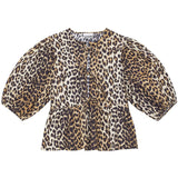 GANNI Top Brown
