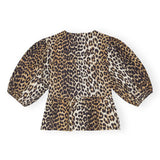 GANNI Top Brown
