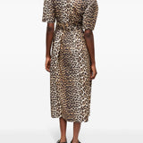 GANNI Dresses Brown