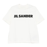 Jil Sander White Logo Lettering Tee