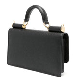 Dolce Gabbana Black Iguana Embossed Bag