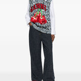 GANNI Sweaters Clear Blue