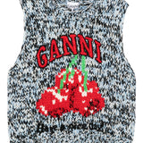 GANNI Sweaters Clear Blue