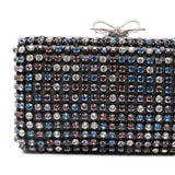 Self Portrait Multicolor Crystal Embellished Clutch