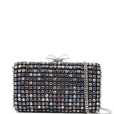 Self Portrait Multicolor Crystal Embellished Clutch