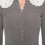 Self-portrait Sweaters Grey