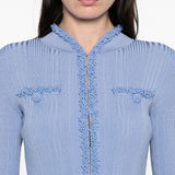 Self-portrait Dresses Clear Blue