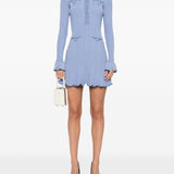 Self-portrait Dresses Clear Blue