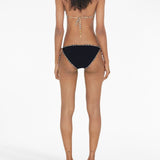 Burberry Black Intercontinental Patterning Bikini Set