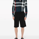 Burberry Blue Unparalleled Checkered Pattern Shirt