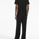 Burberry Black Check Print Polo Shirt