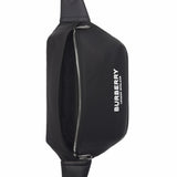 Burberry Black Logo Print Belt Bag