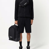 Burberry Black Logo Print Belt Bag