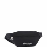 Burberry Black Logo Print Belt Bag