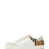 Burberry White Vintage Check Sneakers
