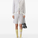 Thom Browne Light Blue Cropped Shirt