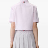 Thom Browne Pink Grosgrain Loop Shirt