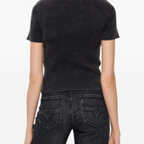 Diesel Black Oval D Logo Tee