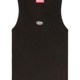 Diesel Black Oval Logo Tank Top