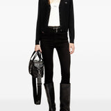 Diesel White Metallic Logo Tank Top