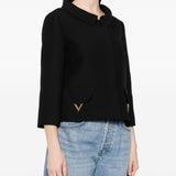 Valentino Jackets Black