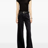 Diesel Jet Black Logo Tee Shirt