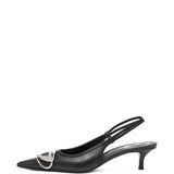Diesel Black Ankle Strap Pumps