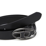 Diesel Black Leather Belt