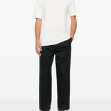 Emporio Armani White Embroidered Jacquard Tee