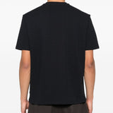 Emporio Armani Blue Textured Logo Tee