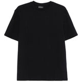 Emporio Armani Blue Textured Logo Tee
