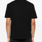 Emporio Armani Black Jacquard Polo Shirt