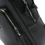 Emporio Armani Black Unparalleled Leather Backpack