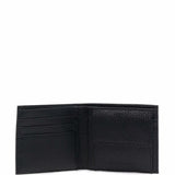 Emporio Armani Black Textured Leather Wallet