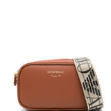 Emporio Armani Brown Crossbody Camera Bag